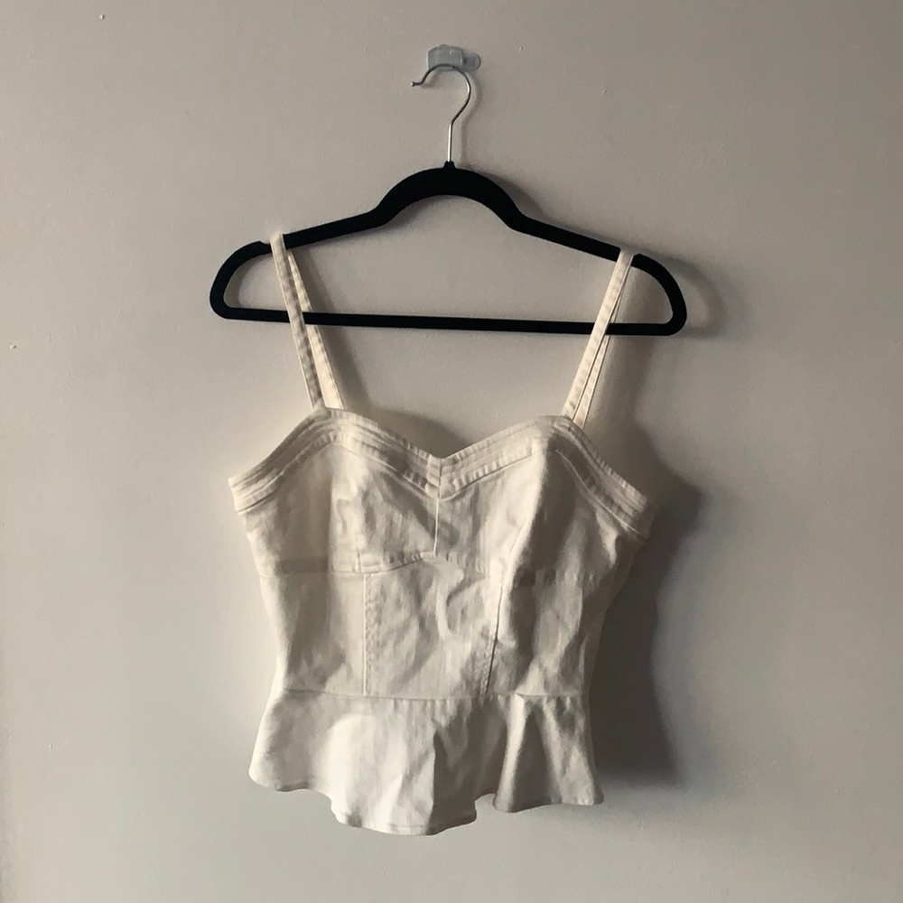Aqua denim top